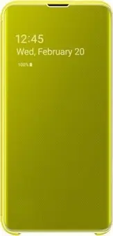 Samsung clear View Cover for Galaxy S10e yellow