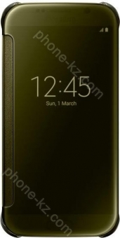 Samsung clear View Cover for Galaxy S6 gold 