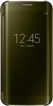 Samsung clear View Cover for Galaxy S6 Edge gold