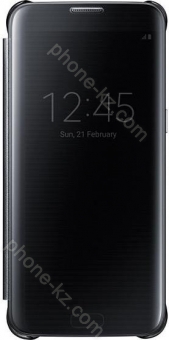 Samsung clear View Cover for Galaxy S7 Edge black 