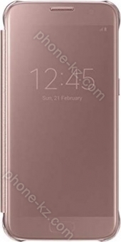 Samsung clear View Cover for Galaxy S7 rose gold 