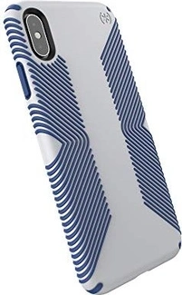 Speck Presidio Grip для Apple iPhone XS Max microchip серый/ballpoint синий