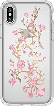 Speck Presidio clear + Print для Эпл Айфон X golden Blossoms