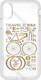 Speck Presidio clear + Print for Apple iPhone X City Bike 