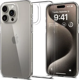 Spigen Air Skin hybrid для Apple iPhone 15 Pro Crystal clear