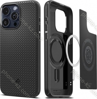 Spigen Mag Armor MagFit for Apple iPhone 15 Pro Matte Black 