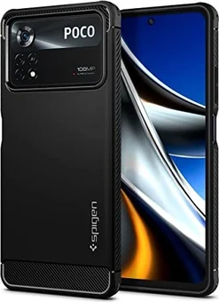 Spigen Rugged Armor для Xiaomi Poco X4 Pro 5G black