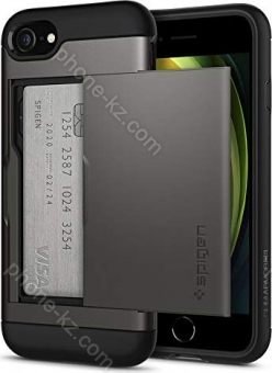Spigen Slim Armor CS for Apple iPhone SE (2020) gunmetal 