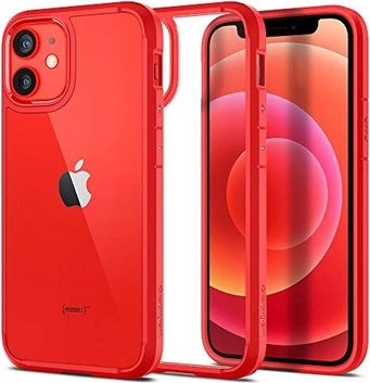 Spigen Ультра hybrid для Эпл Айфон 12 мини красный