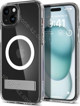 Spigen Ultra hybrid S MagFit for Apple iPhone 15 Crystal clear 