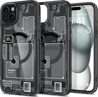 Spigen Ultra hybrid Zero One MagFit для Apple iPhone 15 Plus black