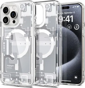 Spigen Ultra hybrid Zero One MagFit для Apple iPhone 15 Pro Max white