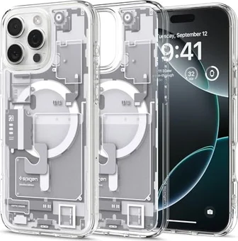 Spigen Ultra hybrid Zero One MagFit для Apple iPhone 16 Pro Max white