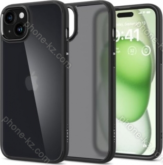 Spigen Ultra hybrid mat for Apple iPhone 15 Plus frost Black 