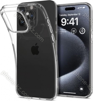 Spigen liquid Crystal for Apple iPhone 15 Pro Crystal clear 