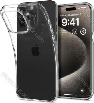 Spigen liquid Crystal for Apple iPhone 15 Pro Max Crystal clear 