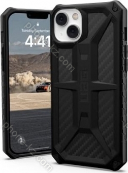 UAG Monarch case for Apple iPhone 14 Plus carbon Fiber 