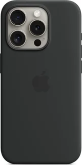 Appleсиликон Case с MagSafe для iPhone 15 Pro Black