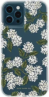 Case-Mate Rifle Paper Co. для Apple iPhone 12 Pro Max Clear Hydrangea White