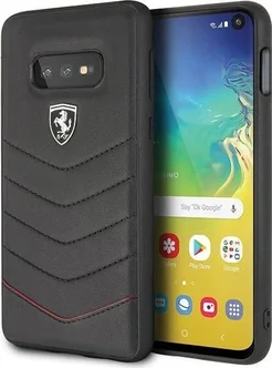 Ferrari Hard Case Heritage Quilted Leather для Samsung Galaxy S10e Black