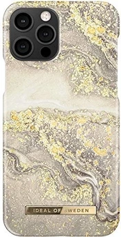 iDeal of Sweden Fashion case для Apple iPhone 12/12 Pro Sparkle Greige Marble