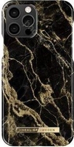 iDeal of Sweden Fashion case golden Smoke Marble for Apple iPhone 12/12 Pro 