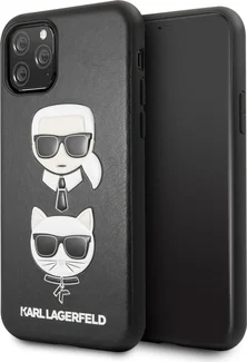 Karl Lagerfeld Hard Case Karl & Choupette Embossed Logo для Apple iPhone 11 Pro Black