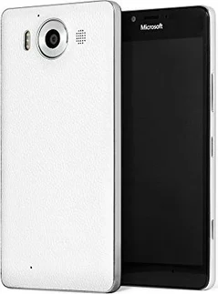 Mozo Leather Back Cover для Microsoft Lumia 950 White
