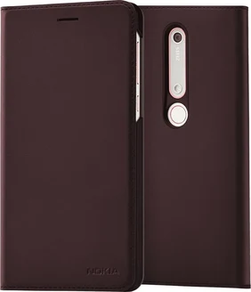 Nokia CP-308 Slim Flip Case для Nokia 6.1 Red