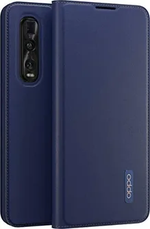 Oppo чехол-книжка PU для Oppo Find X2 Pro Blue