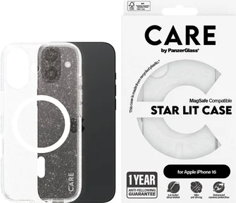 PanzerGlass Care Flagship Case Urban Combat Star Lit MagSafe для Apple iPhone 16 White
