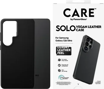 PanzerGlass Care Solo Case Black w. Qi для Samsung Galaxy S26 Ultra