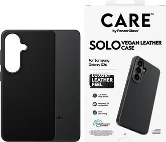 PanzerGlass Care Solo Case Black w. Qi для Samsung Galaxy S26
