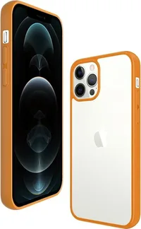 PanzerGlass Clear Case Color AntiBacterial Limited Edition для Apple iPhone 12/12 Pro Orange