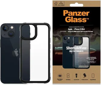 PanzerGlass SilverBullet Case для Apple iPhone 13 Mini Black/Transparent