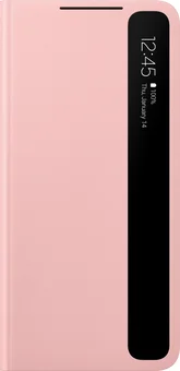 Samsung Clear View Cover для Galaxy S21+ Pink