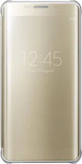 Samsung Clear View Cover для Galaxy S6 Edge+ gold