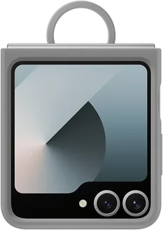 Samsung Silicone Case для Galaxy Z Flip7 FE/Flip6 Gray