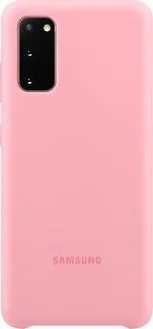 Samsung Silicone Cover для Galaxy S20 Pink