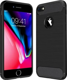 Screenguard Carbon Design Case для Apple iPhone SE (2022) Black