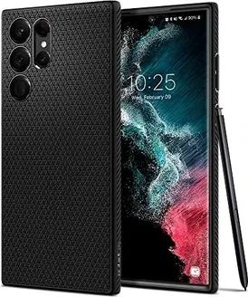 Spigen Liquid Air для Samsung Galaxy S22 Ultra Matte Black