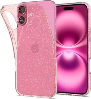 Spigen Liquid Crystal Glitter для Apple iPhone 16 Rose Quartz