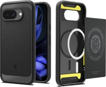 Spigen Rugged Armor (MagFit) для Google Pixel 9a Matte Black