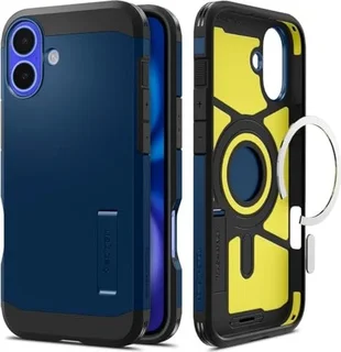 Spigen Tough Armor AI (MagFit) для Apple iPhone 16 Navy blue