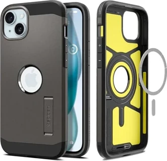 Spigen Tough Armor (MagFit) для Apple iPhone 15 Gunmetal