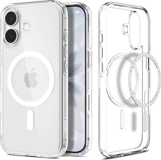 Spigen Ultra Hybrid (MagFit) для Apple iPhone 17 clear white