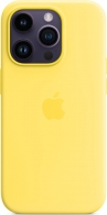 Apple silicone case with MagSafe for iPhone 14 Pro canary yellow 