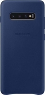 Samsung Leather Cover for Galaxy S10+ navy blue 