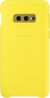 Samsung Leather Cover for Galaxy S10e yellow 