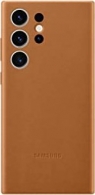 Samsung Leather case for Galaxy S23 Ultra Camel 